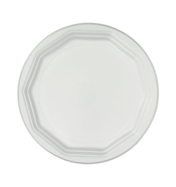 Plato Reutilizable PP "Deka" Llano Blanco 220mm (33 Uds)