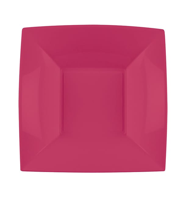 Plato Llano Reutilizable PP Coral Nice 18cm (25 Uds) Plato Llano Reutilizable PP Coral Nice 18cm (25 Uds)