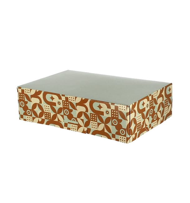 Caja para Dulces y Bombones Menta Chocolate 19,5x13,5x5,3cm (100 Uds) Caja para Dulces y Bombones Menta Chocolate 19,5x13,5x5,3cm (100 Uds)