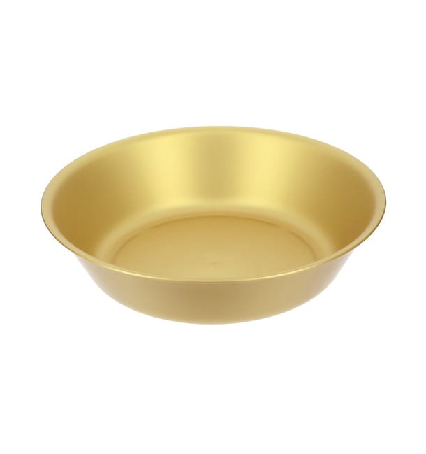 Plato Reutilizable Durable PP Mineral Oro Ø18cm (6 Uds) Plato Reutilizable Durable PP Mineral Oro Ø18cm (6 Uds)