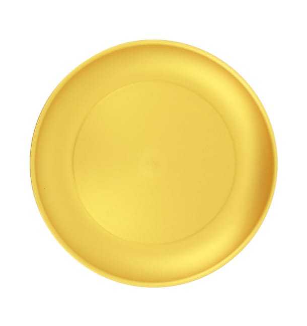 Plato Reutilizable Durable PP Mineral Oro Ø27,5cm (6 Uds) Plato Reutilizable Durable PP Mineral Oro Ø27,5cm (6 Uds)