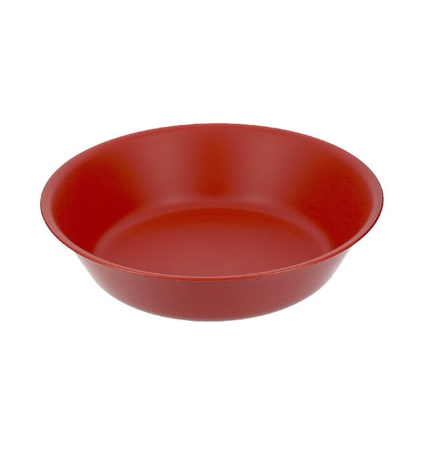 Plato Reutilizable Durable PP Mineral Rojo Ø18cm (6 Uds) Plato Reutilizable Durable PP Mineral Rojo Ø18cm (6 Uds)