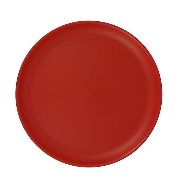 Plato Reutilizable Durable PP Mineral Rojo Ø27,5cm (6 Uds) Plato Reutilizable Durable PP Mineral Rojo Ø27,5cm (6 Uds)