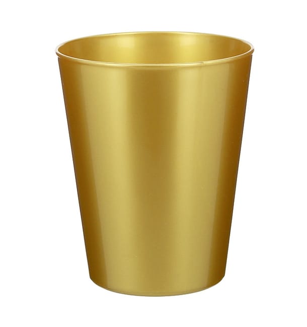 Vaso Reutilizable Durable PP Mineral Oro 330ml (6 Uds) Vaso Reutilizable Durable PP Mineral Oro 330ml (6 Uds)