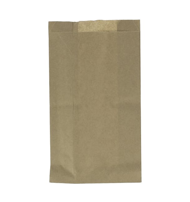 Bolsa para Hamburguesa Antigrasa Kraft 14+7x24cm (250 Uds)