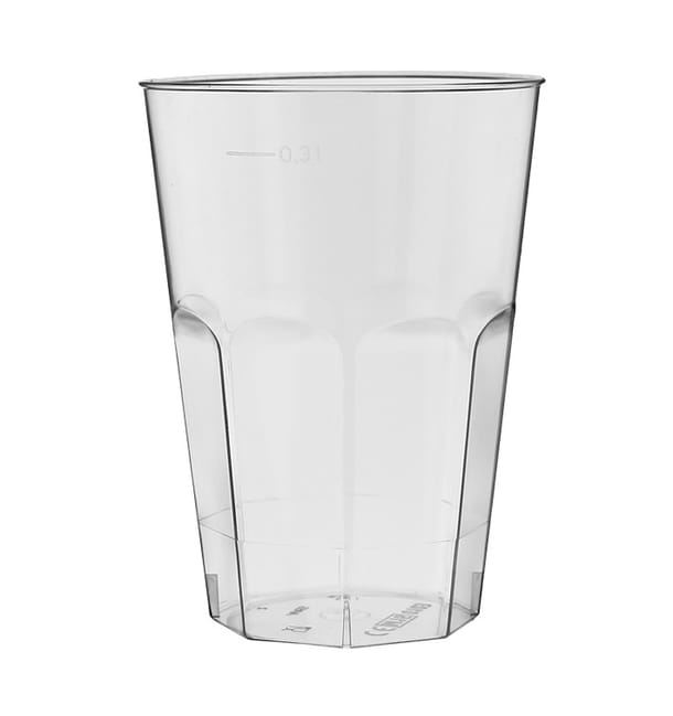 Vaso "Deco" PS Transparente Cristal 300 ml (450 Unidades) Vaso "Deco" PS Transparente Cristal 300 ml (450 Unidades)