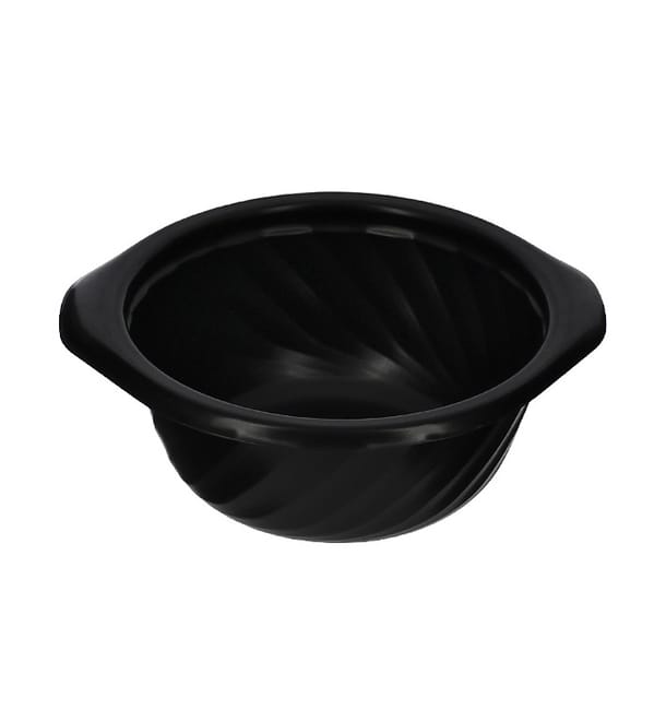 Envase Redondo PP Negro 400ml Ø144mm (600 Uds) Envase Redondo PP Negro 400ml Ø144mm (600 Uds)