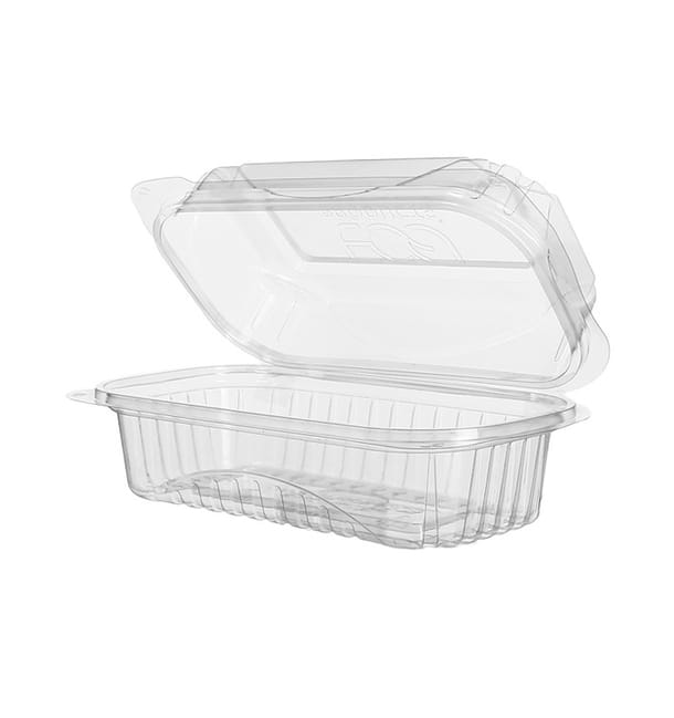 Ensaladera Bisagra PLA 23,0x15,0x7,5cm (240 Uds) Ensaladera Bisagra PLA 23,0x15,0x7,5cm (240 Uds)