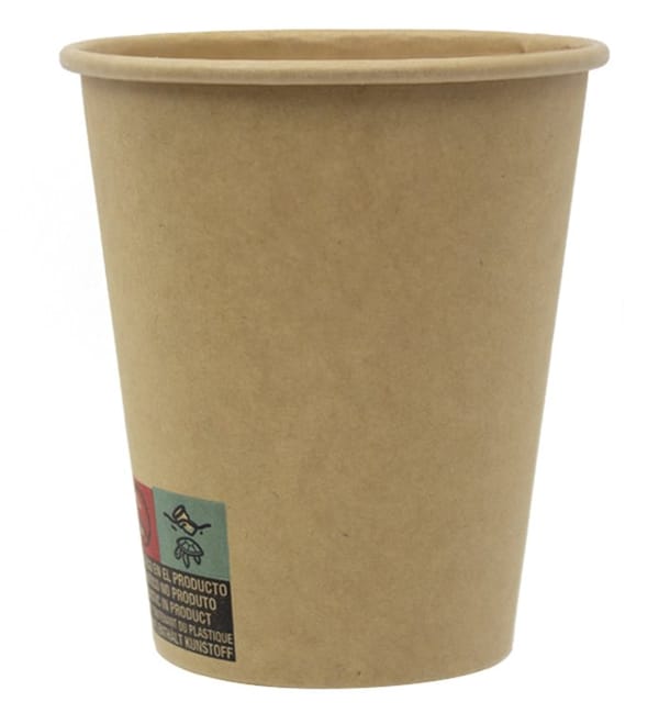 Vaso Cartón 9 Oz/280ml Kraft-Kraft Ø8,1cm (1.000 Uds) Vaso Cartón 9 Oz/280ml Kraft-Kraft Ø8,1cm (1.000 Uds)