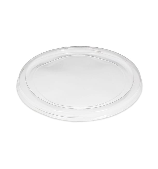 Tapa Tarrina Compostable PLA Transparente 145ml (100 Uds) Tapa Tarrina Compostable PLA Transparente 145ml (100 Uds)