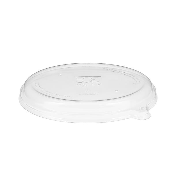 Tapa RPET Transparente Envase Oval 710 y 940ml (300 Uds)