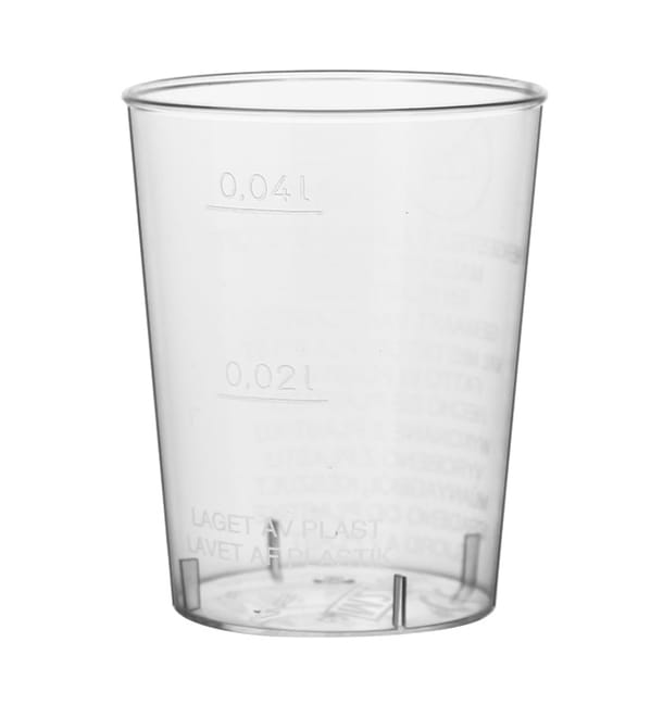 Vaso Inyectado Transparente PS 40 ml (50 Uds) Vaso Inyectado Transparente PS 40 ml (50 Uds)