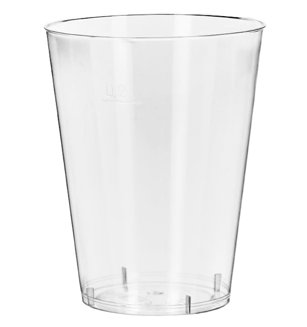 Vaso de Plástico Transparente 200 ml (1000 Uds)