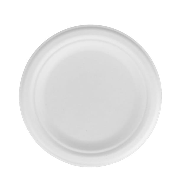 PLATO DE PLÁSTICO BLANCO (50 Unidades) 170mm x 50 uds