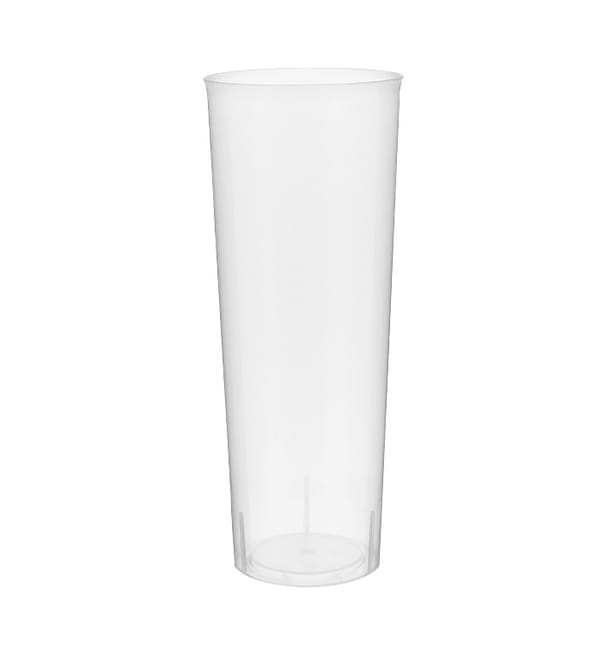 Vaso Tubo Plástico Irrompible PP 300 ml (500 Uds) Vaso Tubo Plástico Irrompible PP 300 ml (500 Uds)