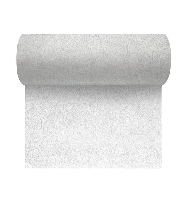 Mantel Rollo TNT Plus Blanco 0,4x50m 60g P30cm (6 Uds) Mantel Rollo TNT Plus Blanco 0,4x50m 60g P30cm (6 Uds)
