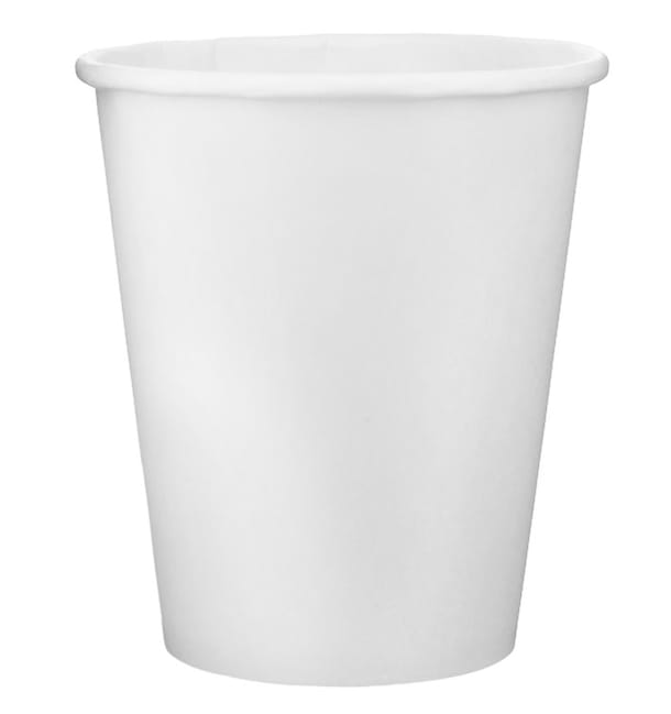 Vaso Cartón 9 Oz/280ml Blanco Ø8,1cm (600 Uds) Vaso Cartón 9 Oz/280ml Blanco Ø8,1cm (600 Uds)