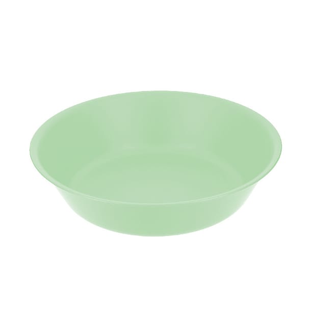 Plato Reutilizable Durable PP Mineral Verde Ø18cm (54 Uds) Plato Reutilizable Durable PP Mineral Verde Ø18cm (54 Uds)