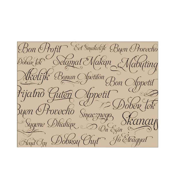 Mantel Papel Cortado 1,2x1,2m Kraft "Buen Provecho" 40g (300 Uds) Mantel Papel Cortado 1,2x1,2m Kraft "Buen Provecho" 40g (300 Uds)
