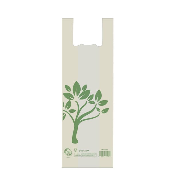 Bolsa Camiseta Pan Home Compost "Be Eco!" 30x60cm (2.000 Uds) Bolsa Camiseta Pan Home Compost "Be Eco!" 30x60cm (2.000 Uds)