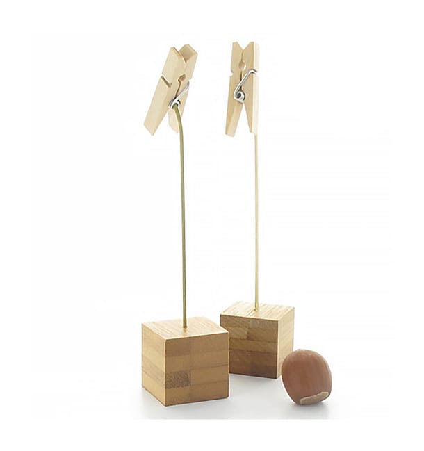 Soporte de Bambú para Tarjetas 130mm (12 Uds) Soporte de Bambú para Tarjetas 130mm (12 Uds)