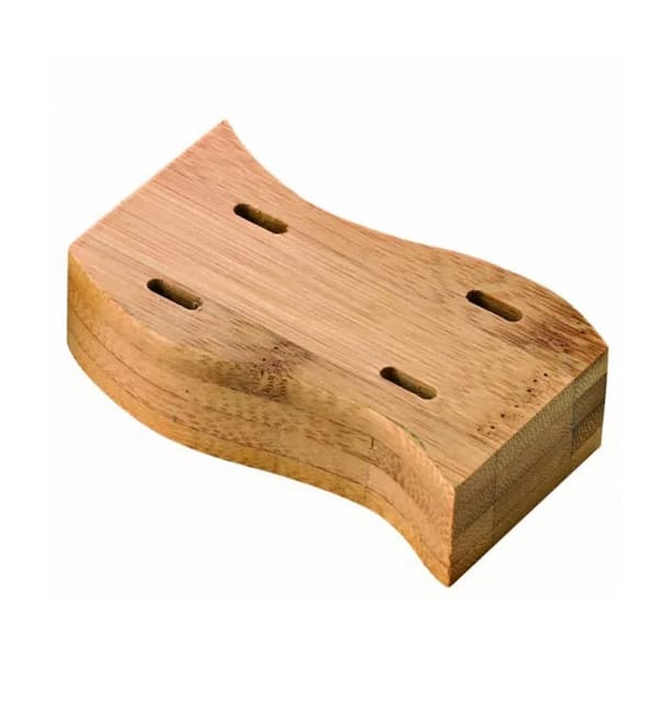 Soporte de Bambu para Pinchos "Golf" 8x4cm (10 Uds) Soporte de Bambu para Pinchos "Golf" 8x4cm (10 Uds)