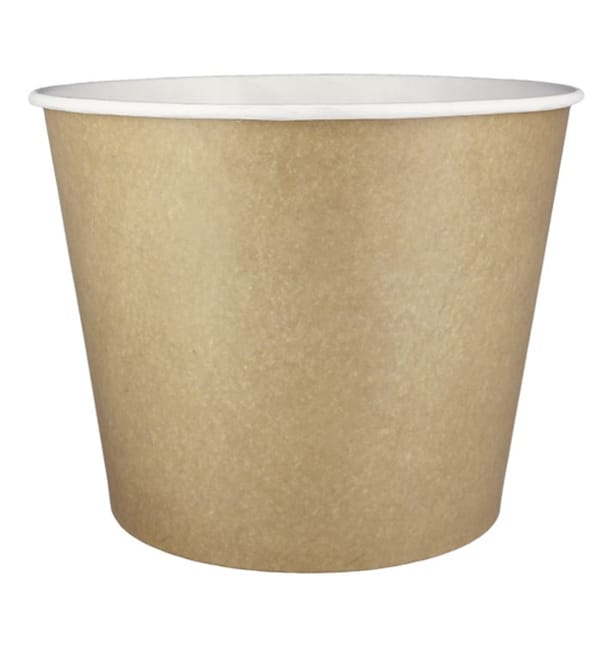 Cubo de Cartón para Pollo 130Oz/3990ml (300 Uds) Cubo de Cartón para Pollo 130Oz/3990ml (300 Uds)