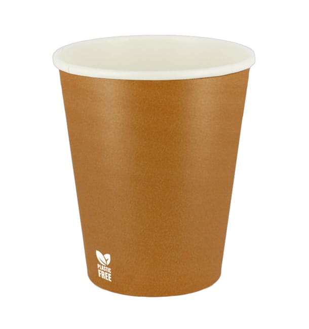 Vaso Cartón Plastic Free 8 Oz/240ml "Caramelo" Ø8,0cm (50 Uds) Vaso Cartón Plastic Free 8 Oz/240ml "Caramelo" Ø8,0cm (50 Uds)