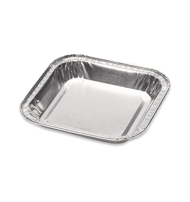Envase de Aluminio Cuadrado Pastelería 37ml (175 Uds) Envase de Aluminio Cuadrado Pastelería 37ml (175 Uds)