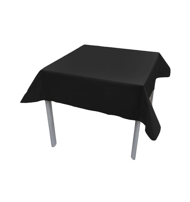 Mantel Novotex No Tejido Negro 120x120cm (150 Uds) Mantel Novotex No Tejido Negro 120x120cm (150 Uds)