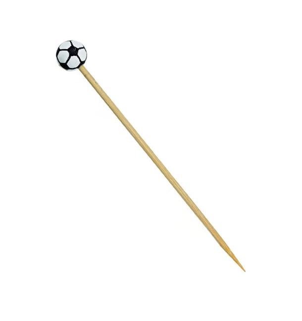 Pinchos de Bambu Decorados Fútbol 120mm (100 Uds) Pinchos de Bambu Decorados Fútbol 120mm (100 Uds)