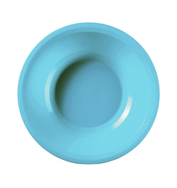 Plato Hondo Reutilizable PP Turquesa Round Ø19,5cm (600 Uds) Plato Hondo Reutilizable PP Turquesa Round Ø19,5cm (600 Uds)