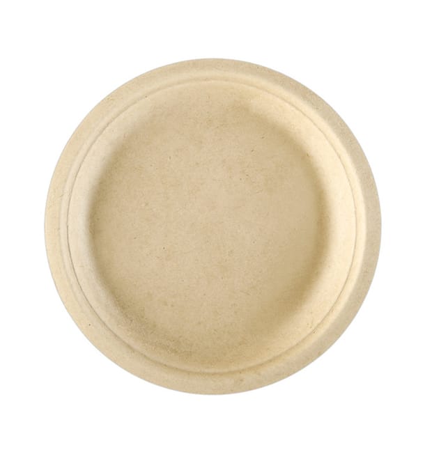 Plato Caña de Azucar Natural Ø180mm (1000 Uds) Plato Caña de Azucar Natural Ø180mm (1000 Uds)
