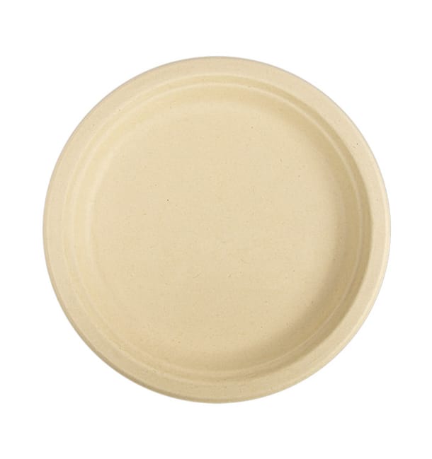 Plato Caña de Azucar Natural Ø230mm (50 Uds) Plato Caña de Azucar Natural Ø230mm (50 Uds)