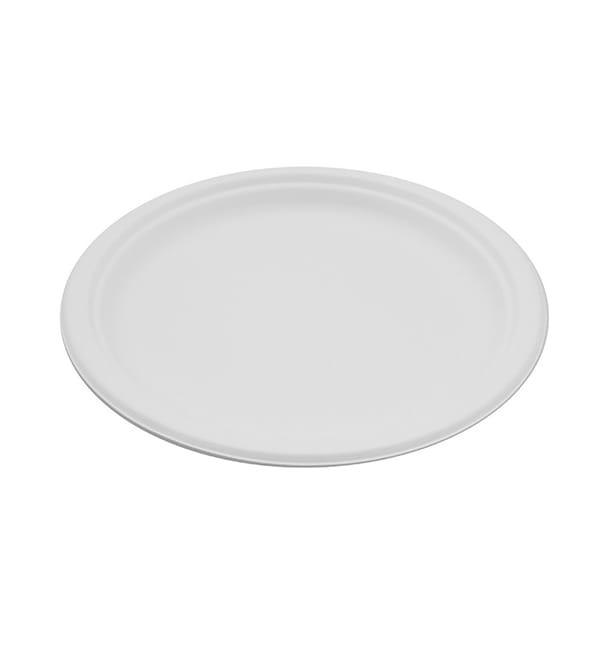 Plato Caña de Azucar Blanco Ø260mm (250 Uds) Plato Caña de Azucar Blanco Ø260mm (250 Uds)