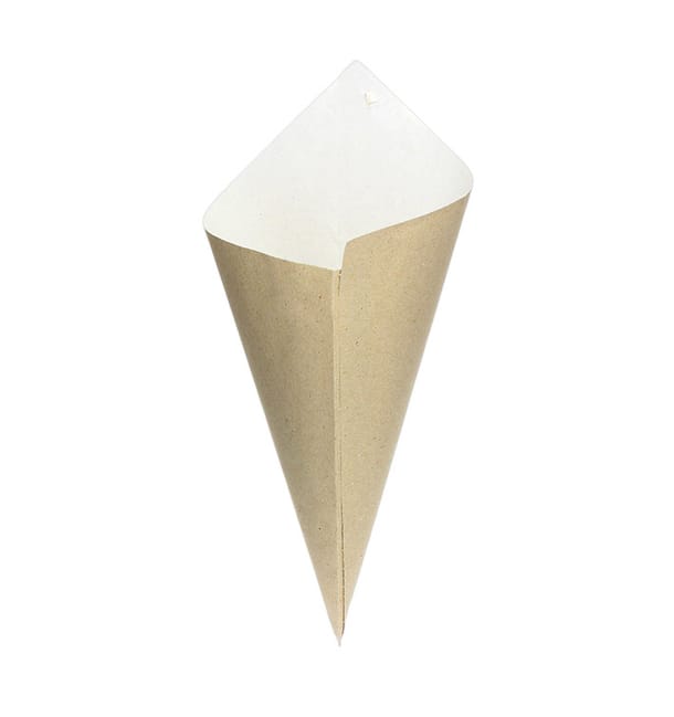 Cono de Papel Estraza Natural 295mm 250g (2.000 Uds) Cono de Papel Estraza Natural 295mm 250g (2.000 Uds)