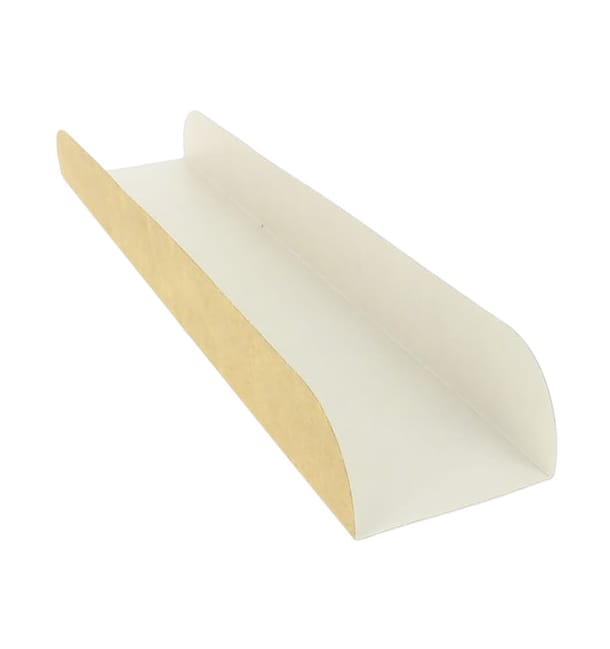 Bandeja Para Bocadillo Kraft 30x6,1x3,2cm (100 Uds) Bandeja Para Bocadillo Kraft 30x6,1x3,2cm (100 Uds)