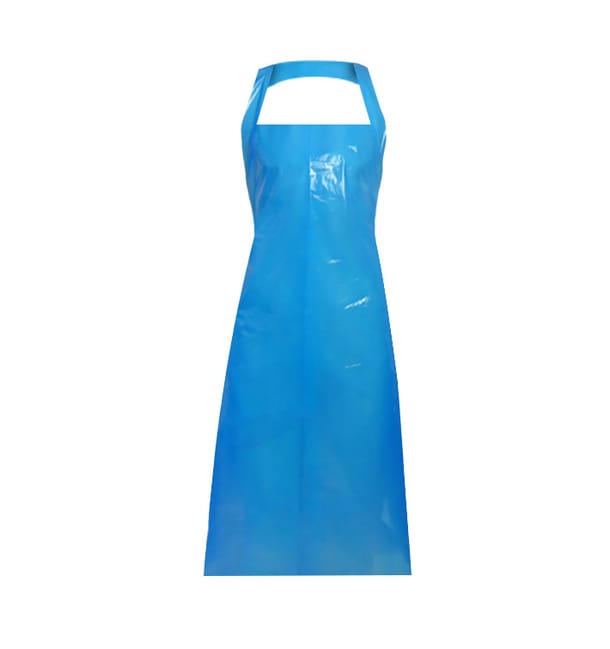 Delantal Polietileno G100 76x120cm Azul (100 Uds) Delantal Polietileno G100 76x120cm Azul (100 Uds)