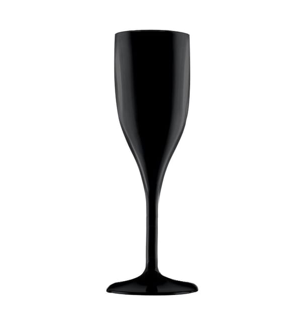 Copa Reutilizable para Cava Negra SAN 150ml (6 Uds) Copa Reutilizable para Cava Negra SAN 150ml (6 Uds)
