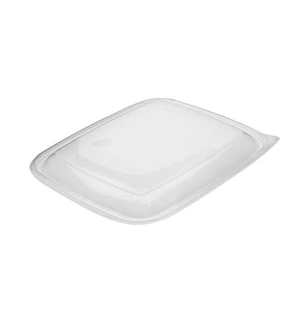 Tapa para Envase Rectangular Negro y Crema 23x16,5cm (300 Uds) Tapa para Envase Rectangular Negro y Crema 23x16,5cm (300 Uds)