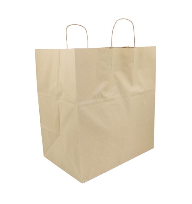 Bolsa Papel Kraft con Asas 120g/m² 36+24x39cm (50 Uds) Bolsa Papel Kraft con Asas 120g/m² 36+24x39cm (50 Uds)