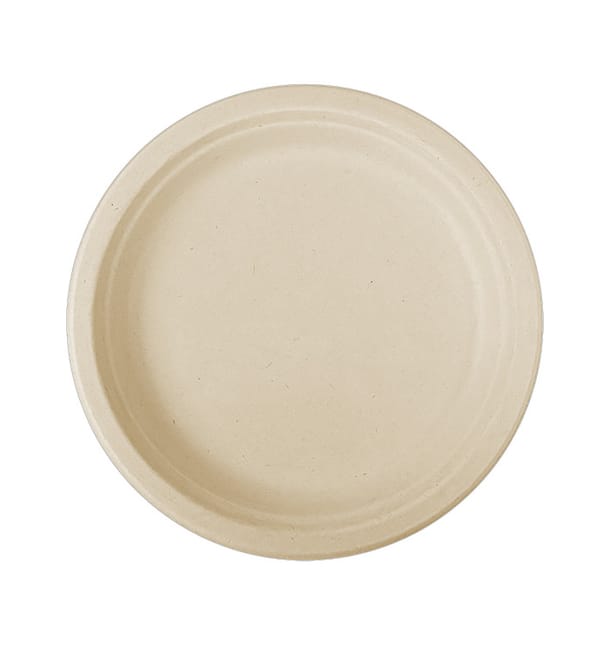 Plato Caña de Azucar Natural Ø260mm (50 Uds) Plato Caña de Azucar Natural Ø260mm (50 Uds)