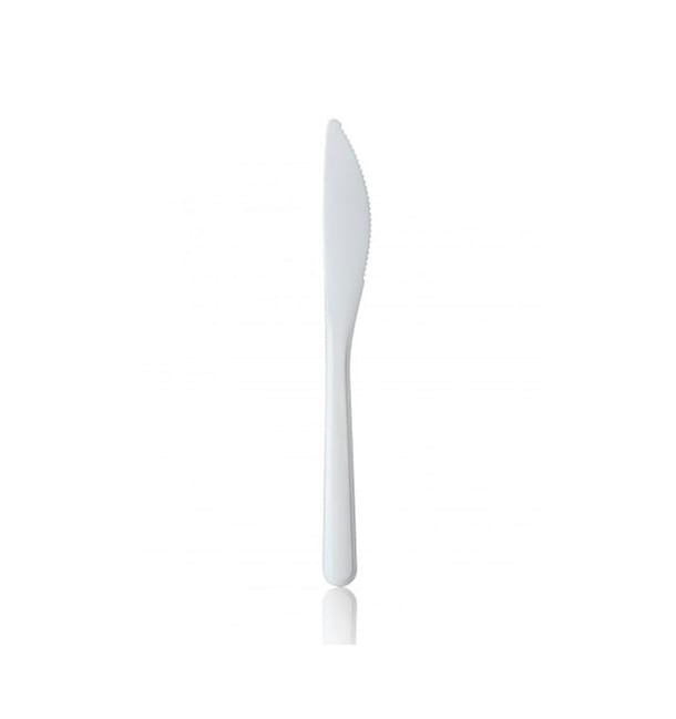 Cuchillo de Plastico Magnum Blanco 185 mm Cuchillo de Plastico Magnum Blanco 185 mm