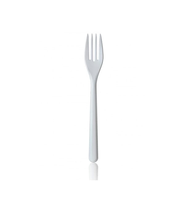 Tenedor de Plastico Magnum Blanco 185mm Tenedor de Plastico Magnum Blanco 185mm