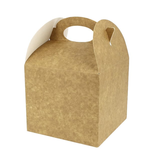 Caja de Menu Kraft 131x131x115mm (25 Uds) Caja de Menu Kraft 131x131x115mm (25 Uds)