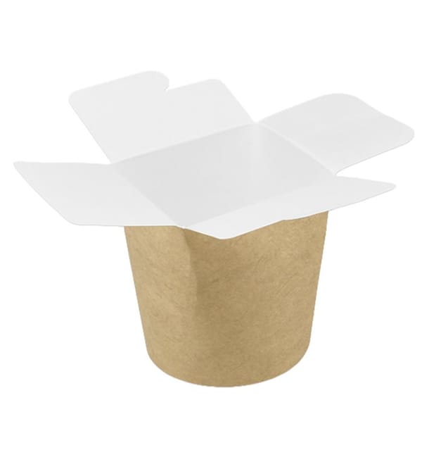 Envase Comida para Llevar 100% ECO Kraft 16Oz/480ml (50 Uds)