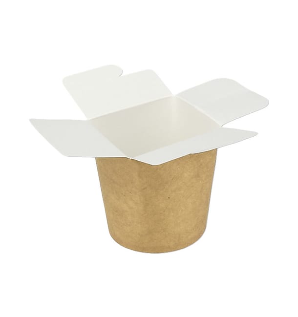 Envase Comida para Llevar 100% ECO Kraft 16Oz/480ml (500 Uds) Envase Comida para Llevar 100% ECO Kraft 16Oz/480ml (500 Uds)