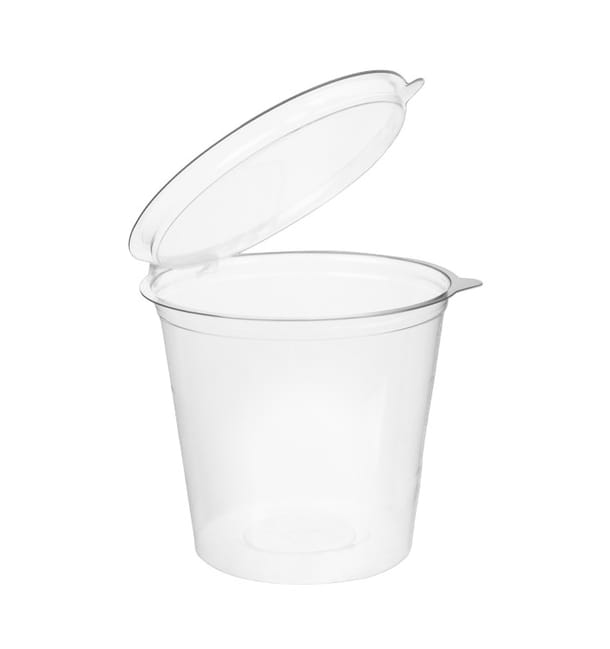 Tarrina Redonda Bisagra APET Transparente 1000ml Ø134mm (180 Uds) Tarrina Redonda Bisagra APET Transparente 1000ml Ø134mm (180 Uds)
