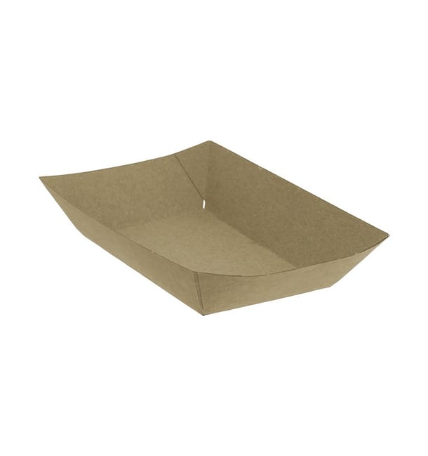Barqueta 300ml Kraft-Kraft 11x7x3,5cm (25 Uds) Barqueta 300ml Kraft-Kraft 11x7x3,5cm (25 Uds)