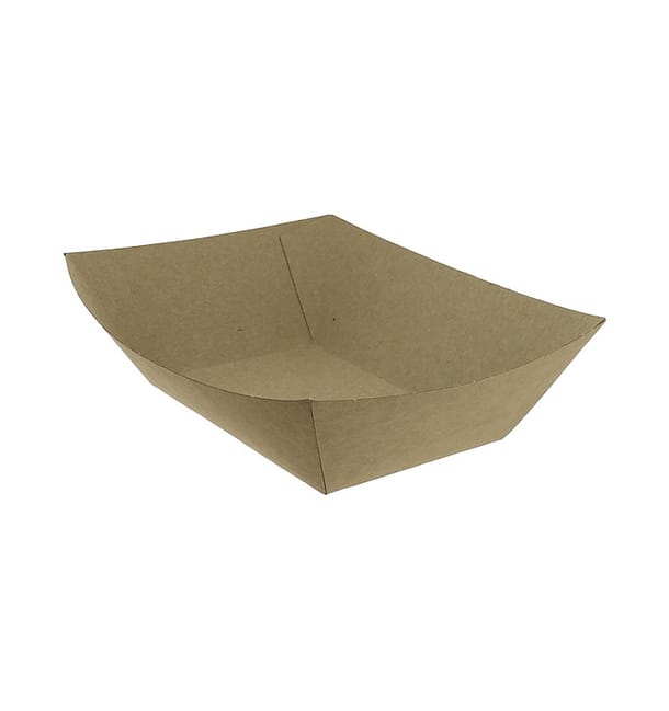 Barqueta 525ml Kraft-Kraft 12,2x8x5,5cm (25 Uds) Barqueta 525ml Kraft-Kraft 12,2x8x5,5cm (25 Uds)